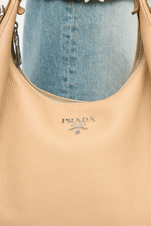 Prada Leather Vitello Daino Shoulder Bag