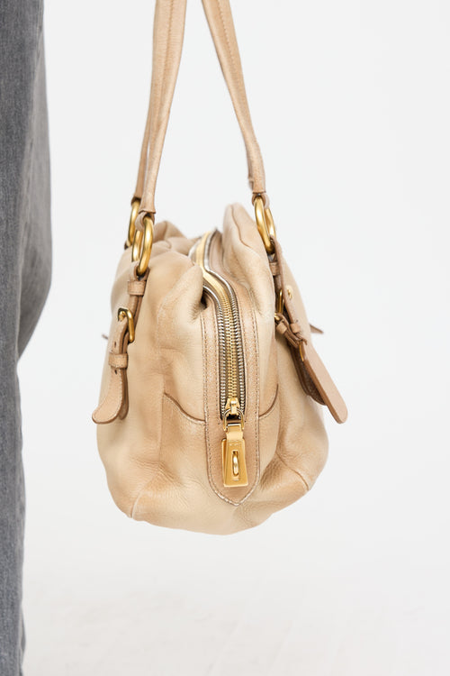 Prada Deerskin Shoulder Bag