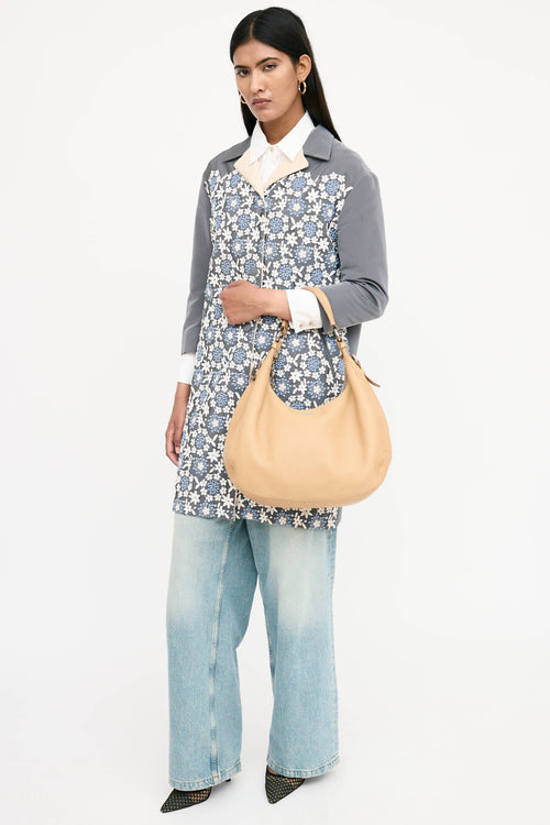 Prada Leather Vitello Daino Shoulder Bag