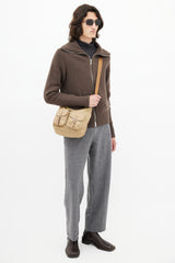 Prada Beige Nylon Cargo Bag
