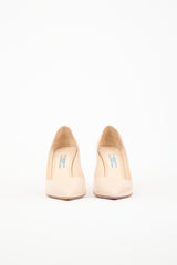 Prada Beige Patent Leather Pump