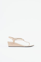 Prada Patent Wedge Sandal
