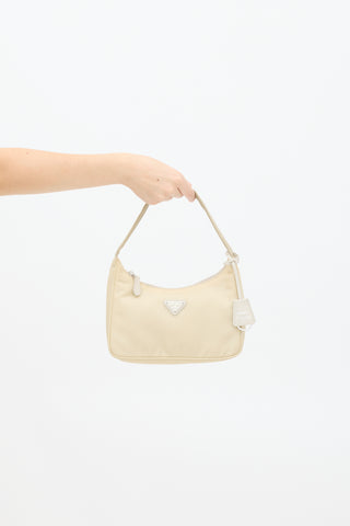 Prada Beige Re-Nylon Re-Edition 2000 Bag