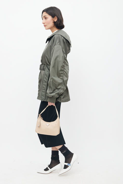 Prada Beige Re-Nylon Re-Edition 2000 Mini Shoulder Bag