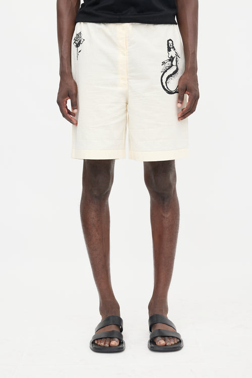 Prada SS 2022 Printed Shorts