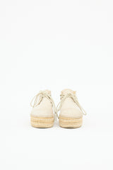 Prada Suede Platform Espadrille