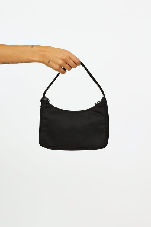 Prada Black 2000 Re-Edition Nylon Mini Bag