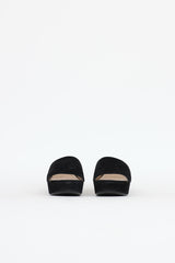 Prada Suede Open Toe Mule