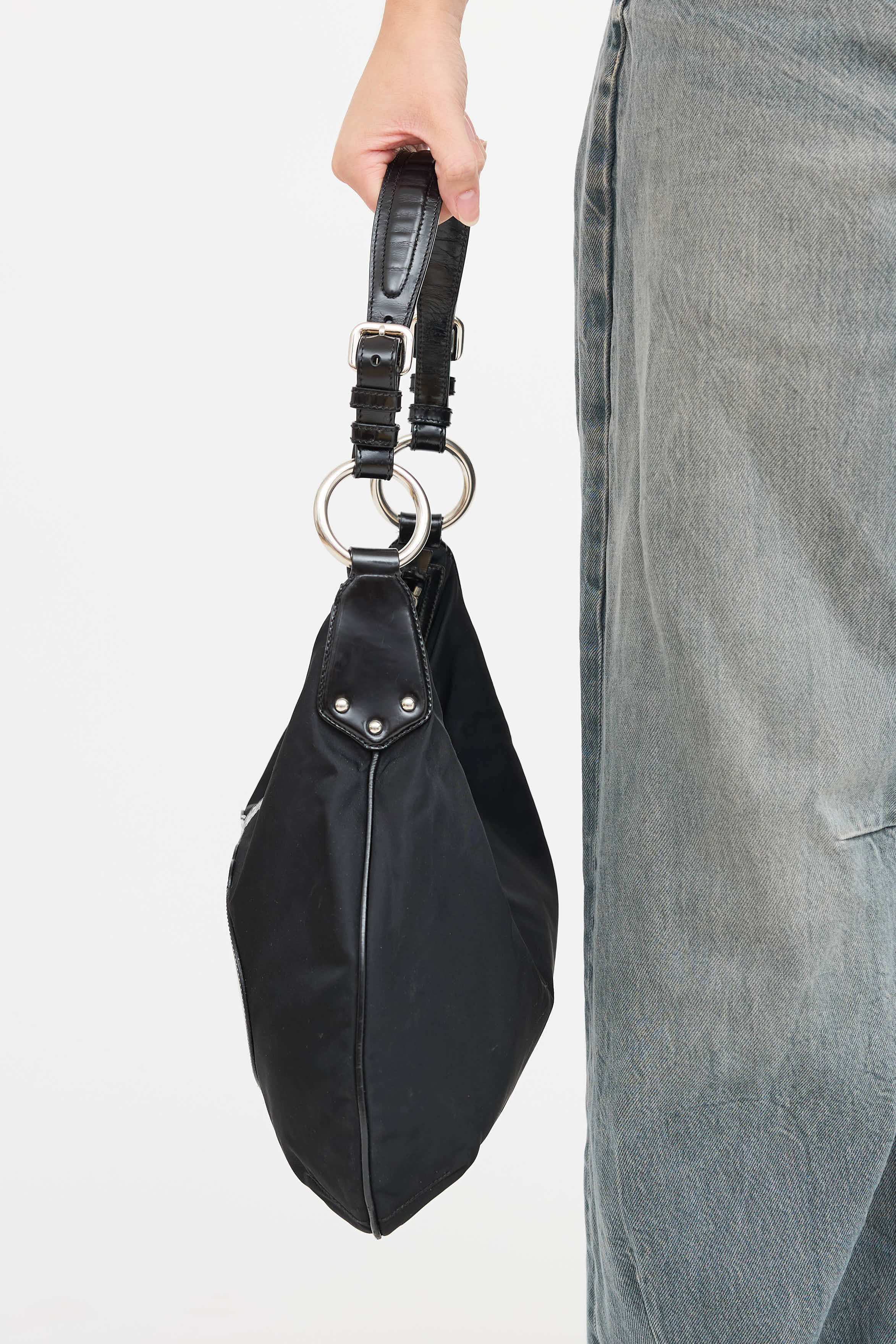 Prada // Nylon Canapa Logo Shoulder Bag – VSP Consignment