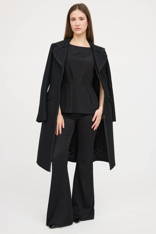 Prada 2008 Wool Zip Coat