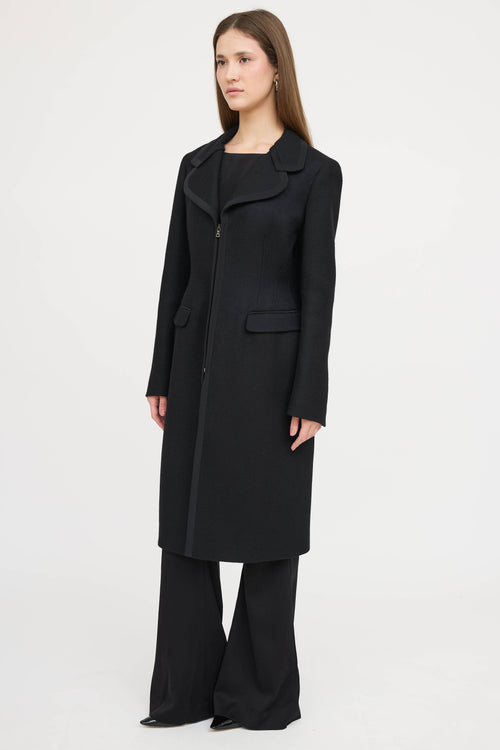 Prada 2008 Wool Zip Coat