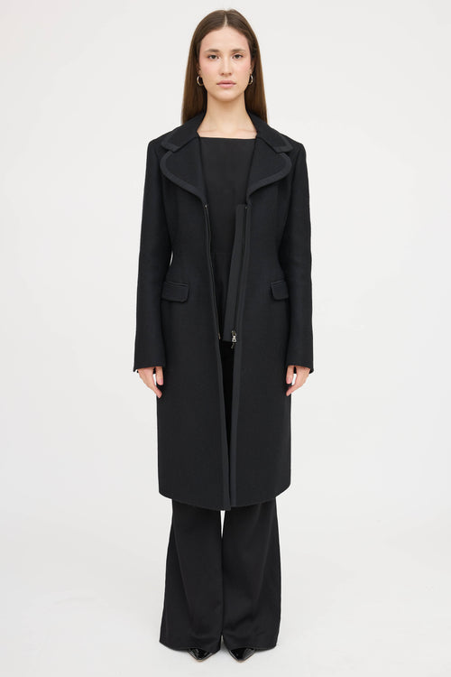 Prada 2008 Wool Zip Coat