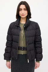 Prada Black Down & Nylon Puffer Jacket