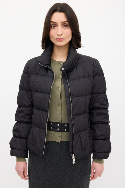 Prada Black Down & Nylon Puffer Jacket