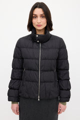 Prada Black Down & Nylon Puffer Jacket