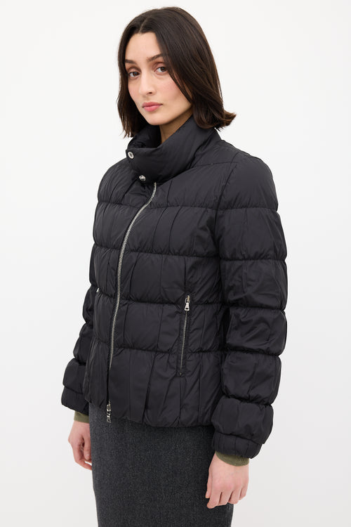 Prada Black Down & Nylon Puffer Jacket