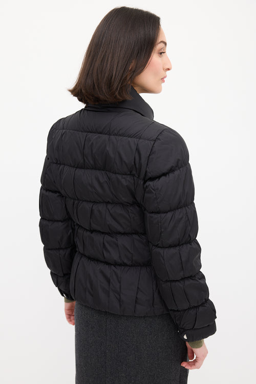 Prada Black Down & Nylon Puffer Jacket