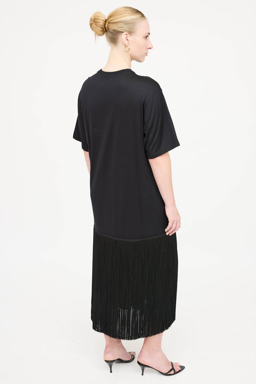 Prada 2023 Fringe T-shirt Dress