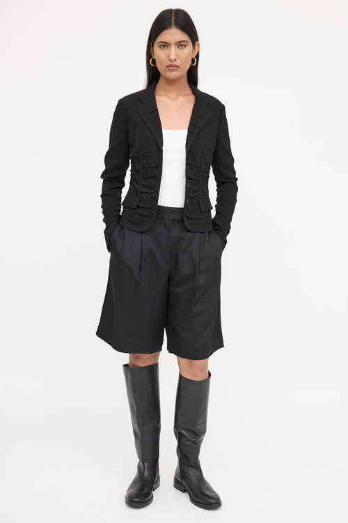 Prada 2010 Ruched Blazer