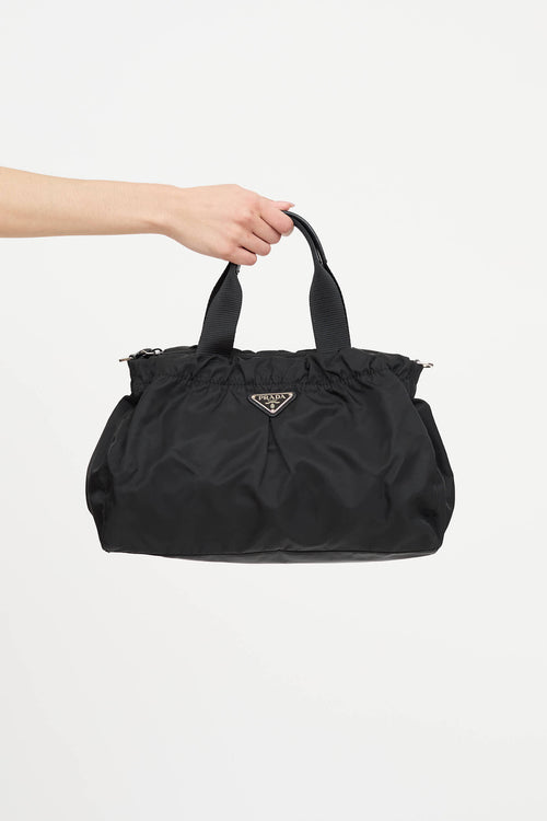Prada Pleated Trim Nylon Bag