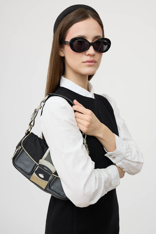 PradaTessuto Pocket Space Shoulder Bag