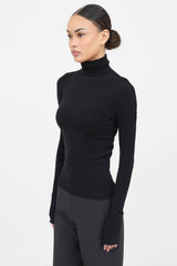 Prada Sport Nylon Turtleneck Top