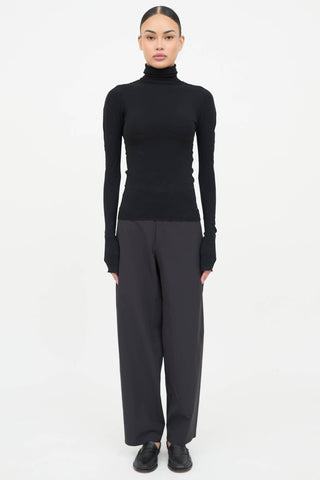 Prada Sport Nylon Turtleneck Top