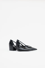 Prada Leather Cutout Pump
