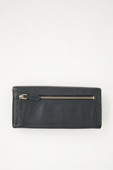 Prada Black Saffiano Leather Bow Wallet