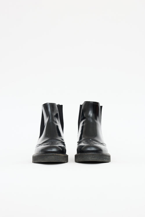 Prada Brogue Chelsea Boot