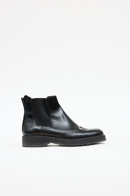 Prada Brogue Chelsea Boot