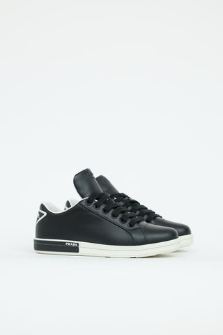 Prada Leather Low Sneaker