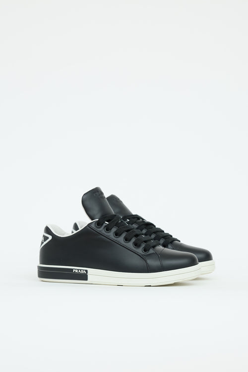 Prada Leather Low Sneaker