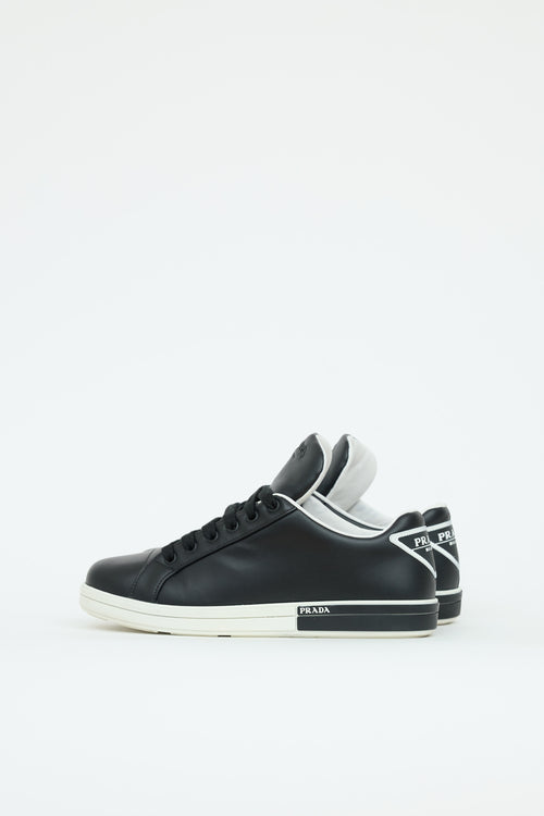 Prada Leather Low Sneaker