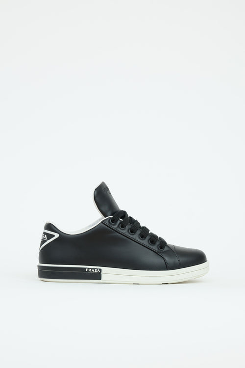 Prada Leather Low Sneaker