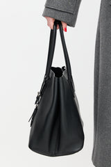 Prada Black Leather Double Bag