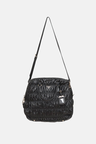 Prada Leather Gaufre Tote Bag