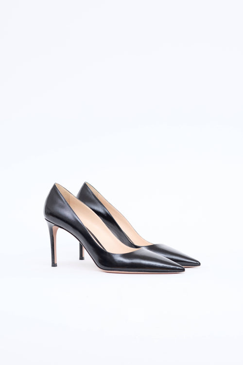 Prada Saffiano Point Toe Pump