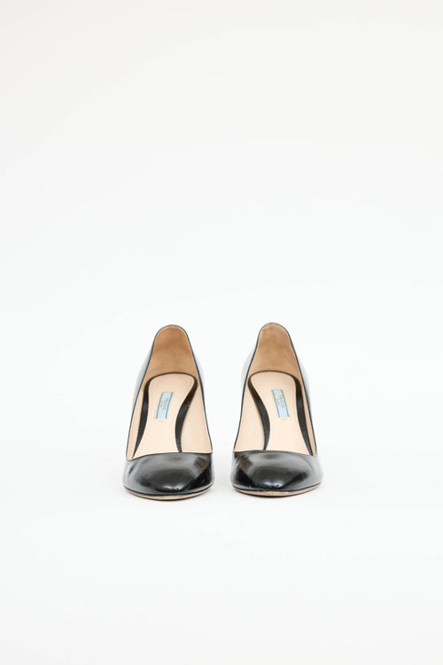Prada Leather Saffiano Pump