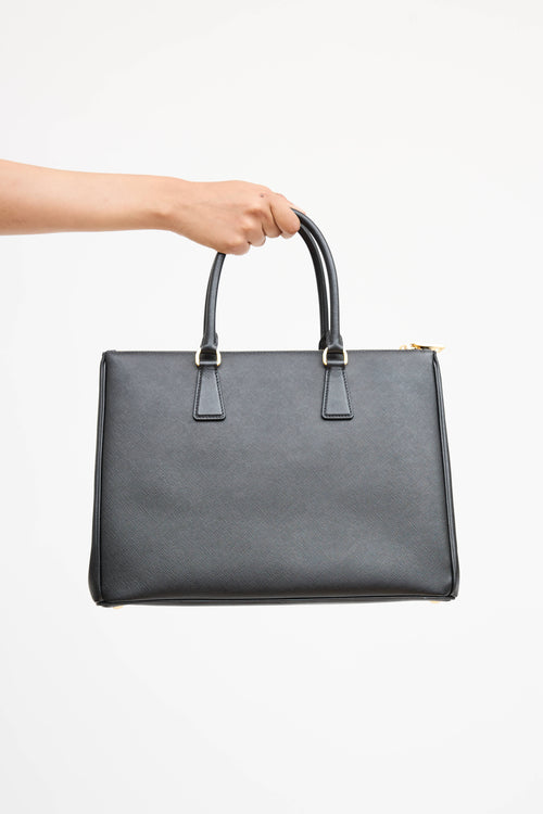 Prada Leather Gallerina Saffiano Bag