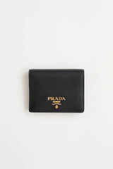 Prada Vitello Bifold Logo Wallet