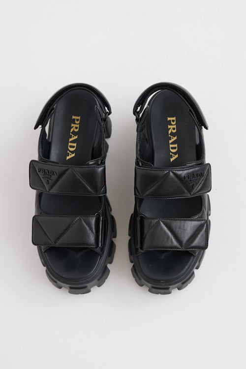Prada Quilted Monolith Sandal