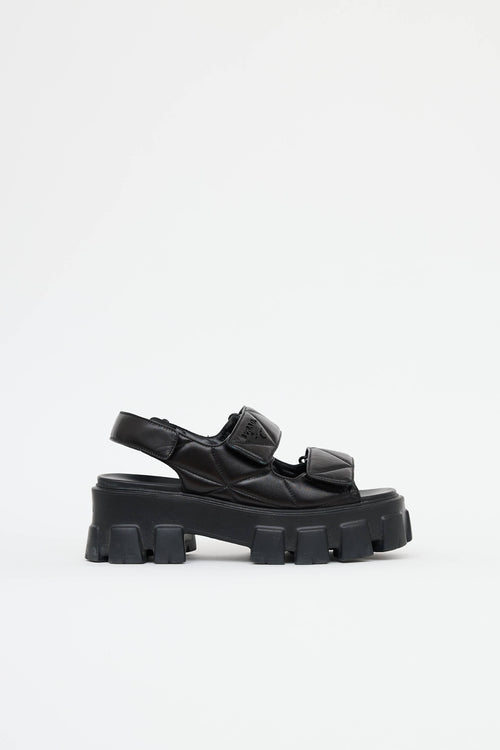 Prada Quilted Monolith Sandal