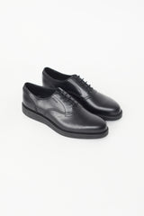 Prada Black Leather Oxford