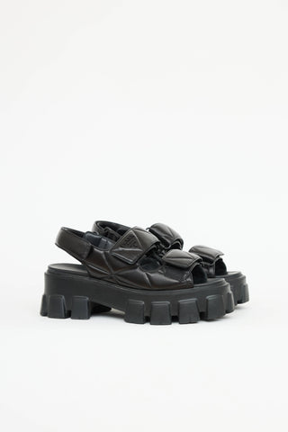 Prada Quilted Monolith Sandal