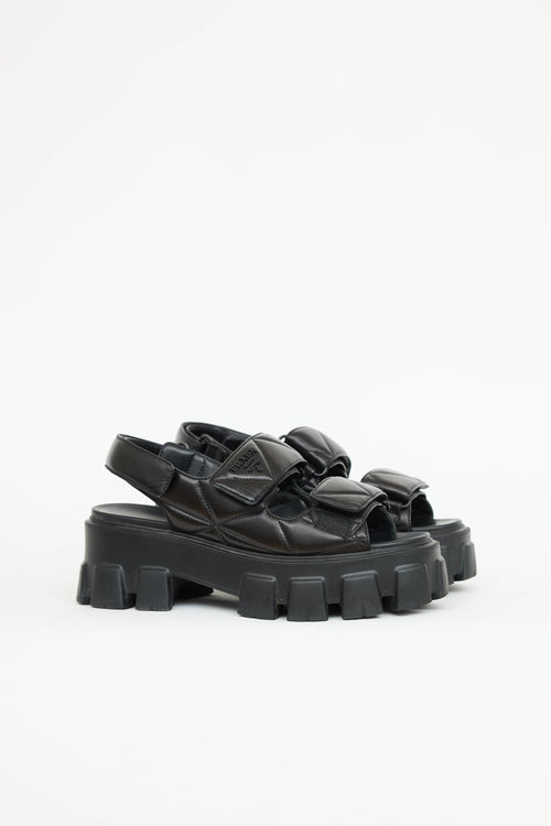 Prada Quilted Monolith Sandal
