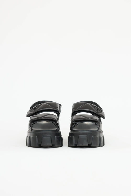 Prada Quilted Monolith Sandal