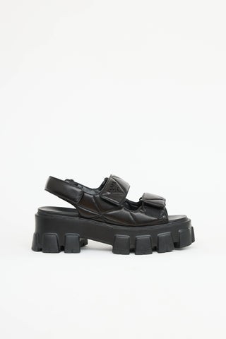 Prada Quilted Monolith Sandal
