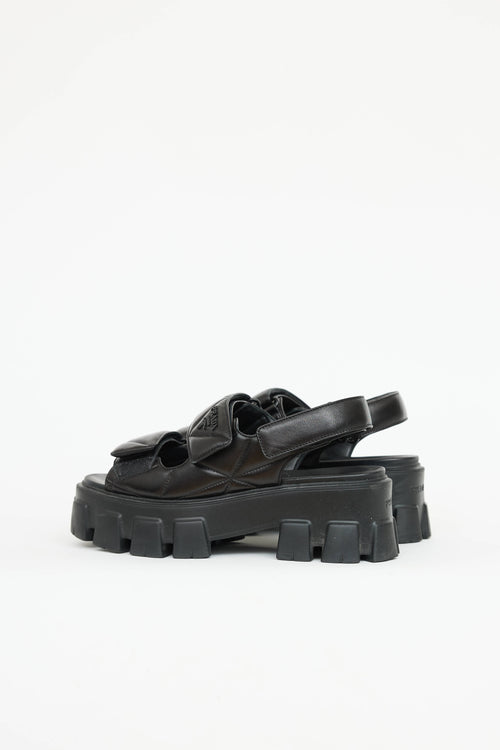 Prada Quilted Monolith Sandal