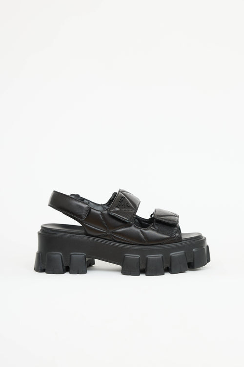 Prada Quilted Monolith Sandal